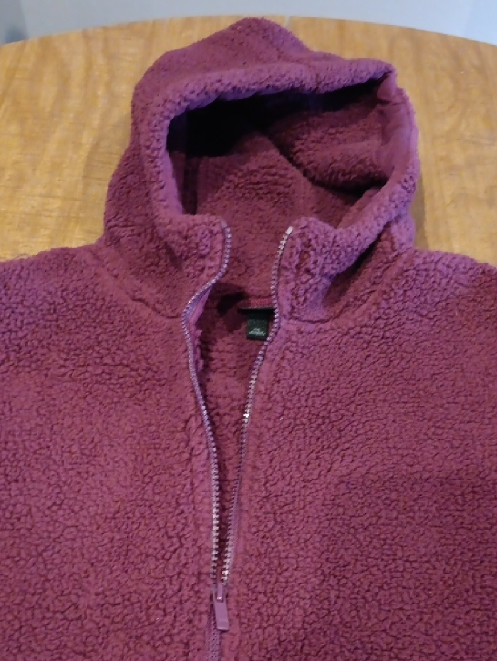 All in motion Plush Hooded Puffer Jacket - Deep Purple - Picture 5 of 5